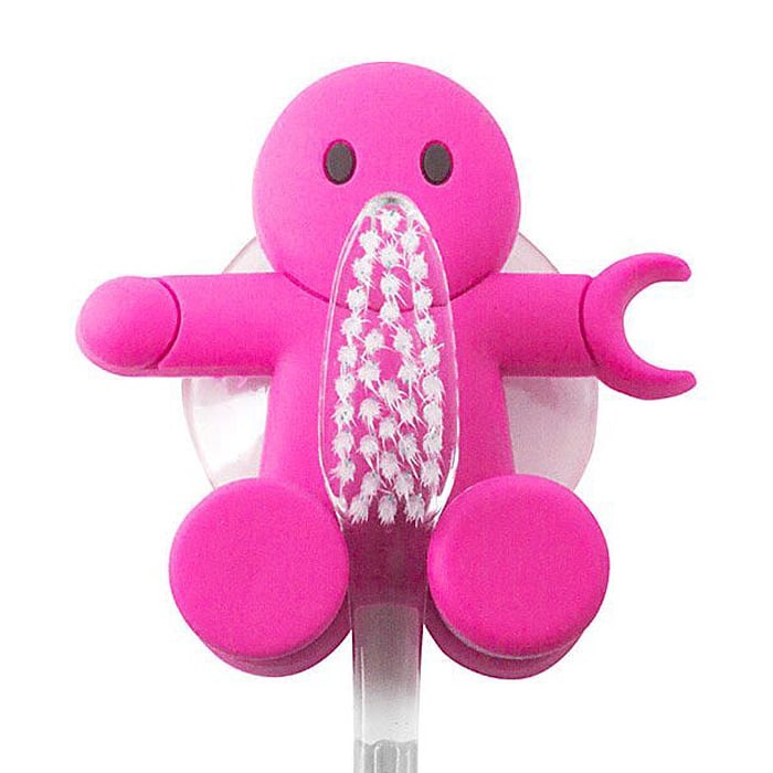 Держатель для зубной щётки Amico pink, 6х6 см, Пластик, Balvi, Испания