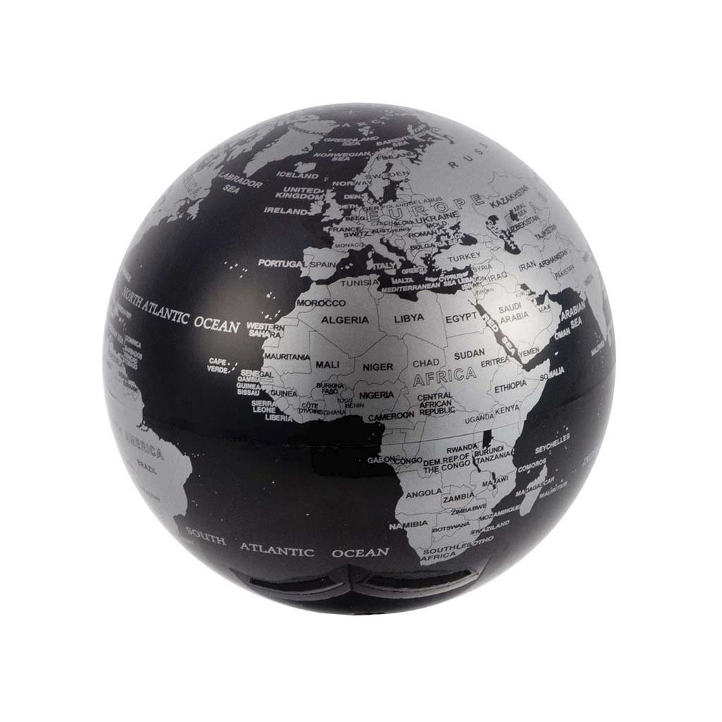 Глобус вращающийся Magic 360° black, 14 см, 14 см, Пластик, Balvi, Испания