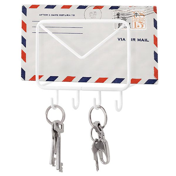 Вешалка и держатель конвертов Mail, 15x13 см, Металл, Balvi, Испания