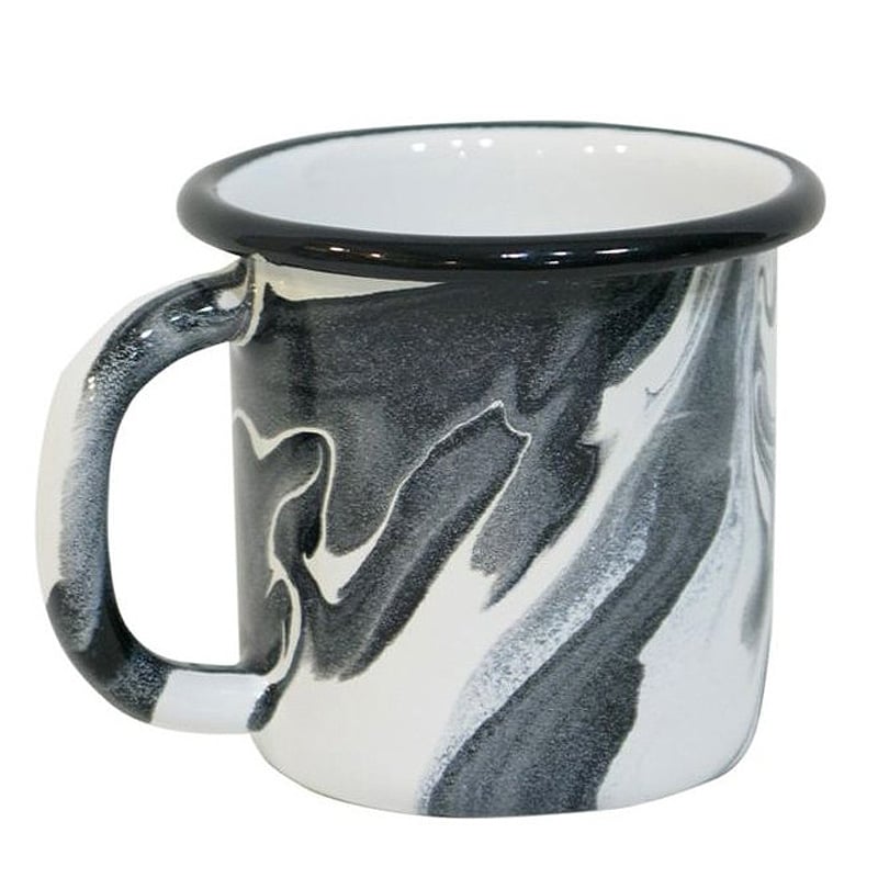 Чашка Enamel black, 8 см, 8 см, 250 мл, Нерж. сталь, Barine, Турция