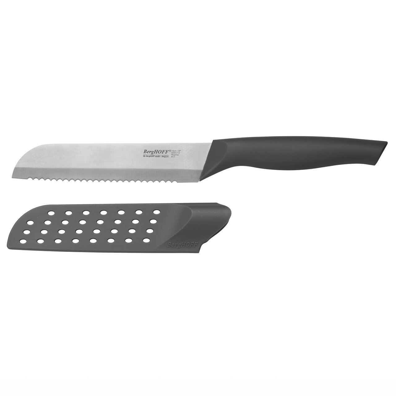 Нож для хлеба Eclipse, 15 см, Нерж. сталь, BergHOFF, Бельгия, Eclipse