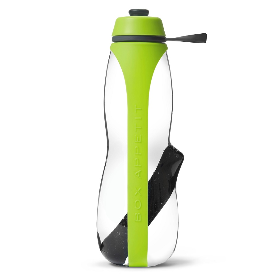 Эко-бутылка с фильтром Eau Good Duo Light Green, 800 мл, 7,5 см, Пластик, Силикон, Black+Blum, Великобритания
