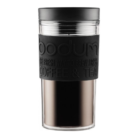 Термокружка Bodum Travel Black, 350 мл, 8,5 см, 18 см, Пластик, Bodum
