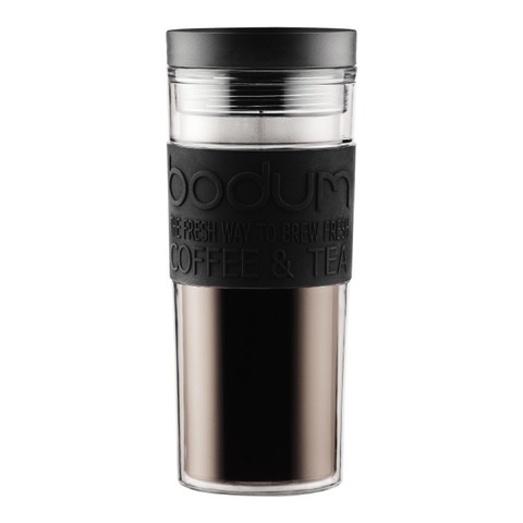 Термокружка Bodum Travel Black, 450 мл, 8,5 см, 21,7 см, Пластик, Bodum