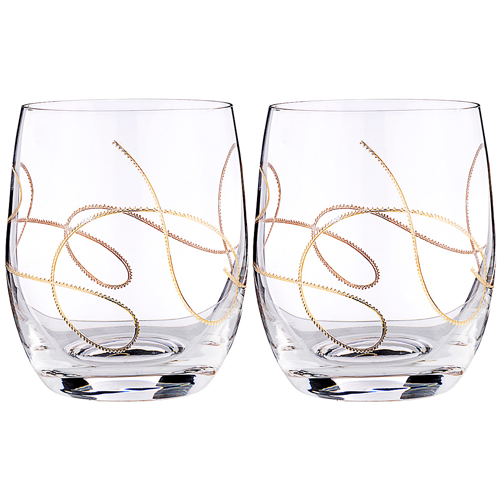 Набор стаканов String 300, 2 шт., 300 мл, 10 см, Хрустальное стекло, Bohemia Crystal, Чехия