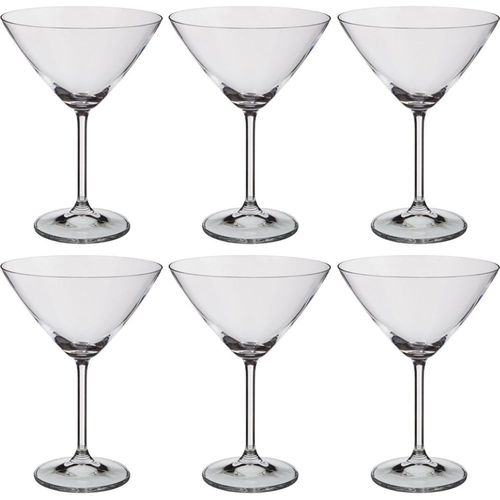 Набор бокалов для коктейлей Gastro 280 мл., 6 шт., 280 мл, 18 см, Хрустальное стекло, Bohemia, Чехия