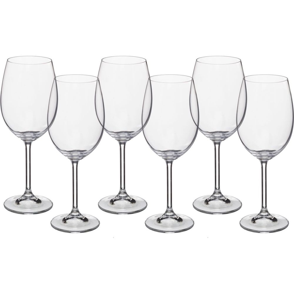 Набор бокалов для вина Gastro 450 мл, 6 шт., 450 мл, 22 см, Хрустальное стекло, Bohemia, Чехия, Gastro Colibri