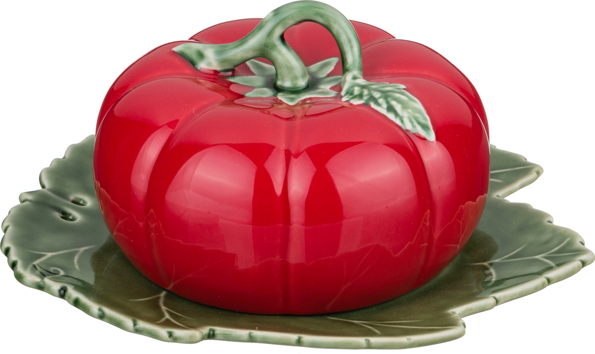 Масленка Tomato, 20x18 см, 10 см, Керамика, Bordallo Pinheiro, Португалия, Fruits & vegetables