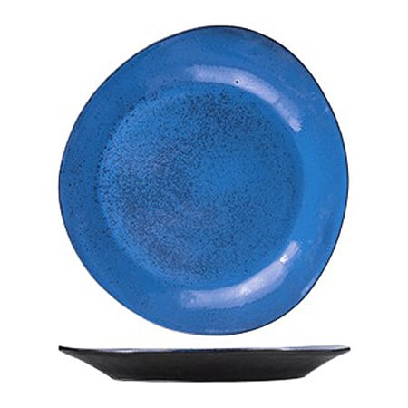 Тарелка асимметричная Milky Way Blue, 32х29 см, Фарфор, Борисовская Керамика, Россия