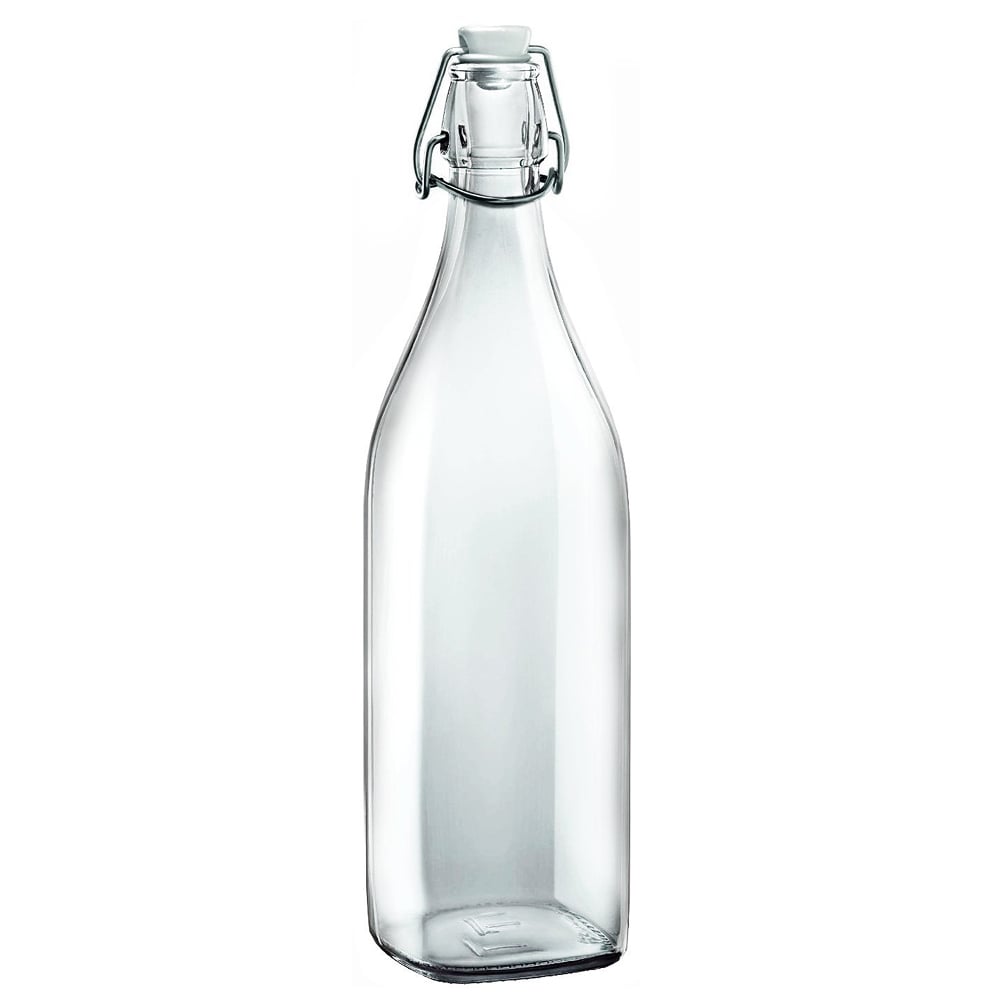 Бутылка Swing, 1 л, 32 см, 9х9 см, Стекло, Bormioli Rocco, Италия