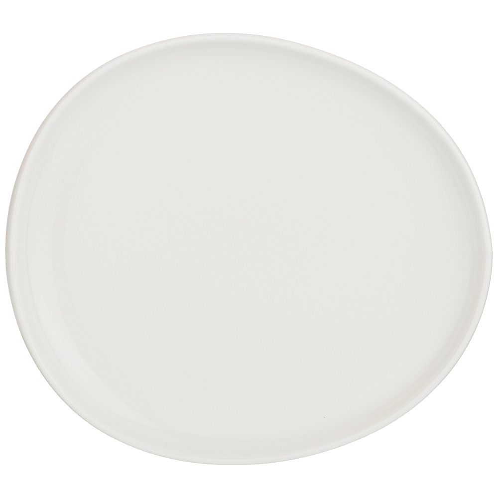 Десертная тарелка Fusion white, 23x20 см, Фарфор, Bronco, Китай, fusion arti