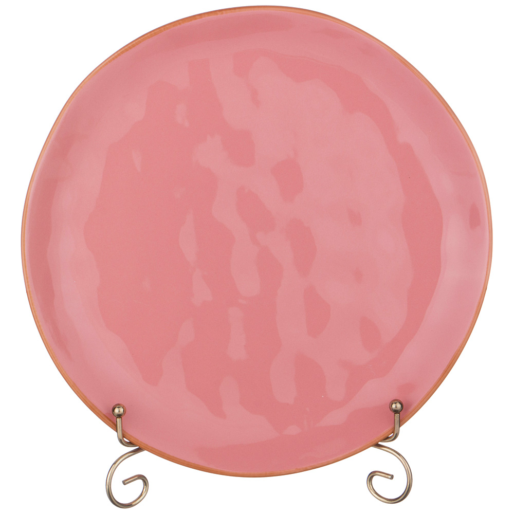 Обеденная тарелка Concerto pink 26, Керамика, Bronco, Китай