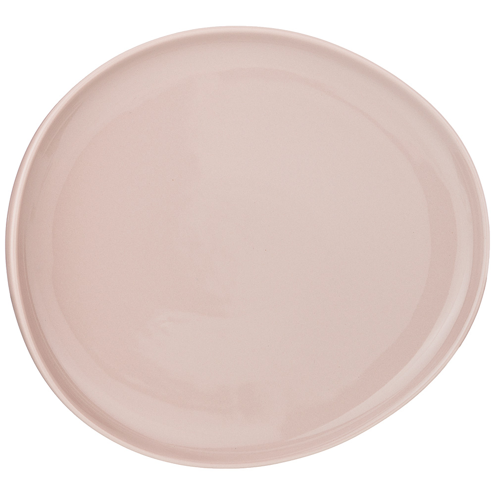 Обеденная тарелка Fusion pink, 27x25 см, Фарфор, Bronco, Китай, fusion arti