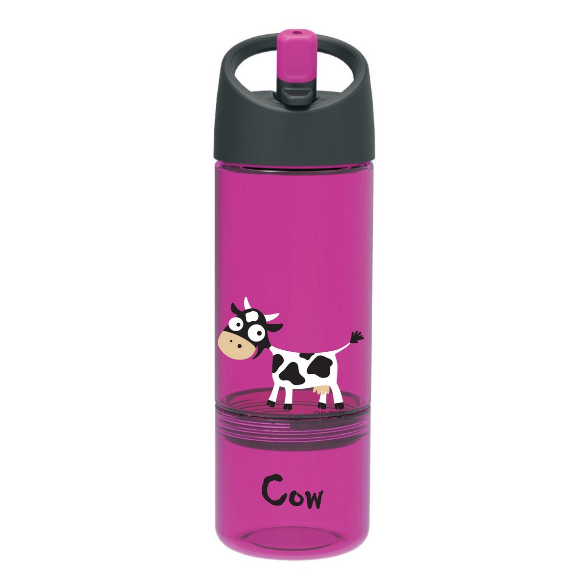 Детская бутылка 2 в 1 Carl Oscar Cow, 6,5 см, 21 см, Пластик, Carl Oscar