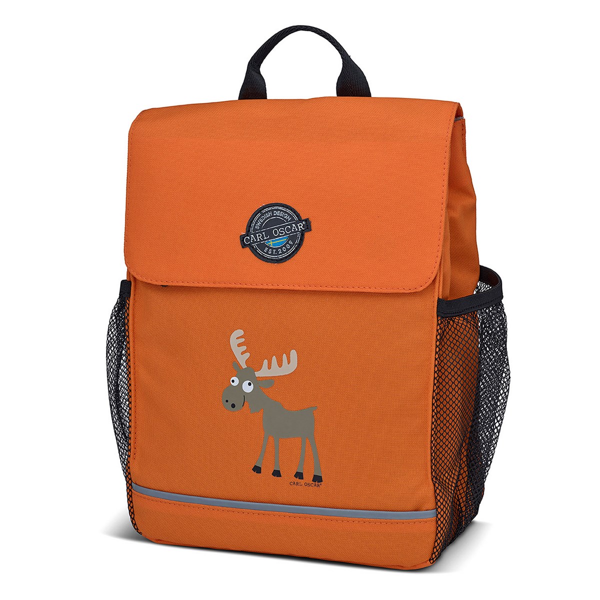 Рюкзак детский Pack n' Snack™ Moose Orange, 22х13 см, 30 см, Полиэстер, Carl Oscar, Швеция