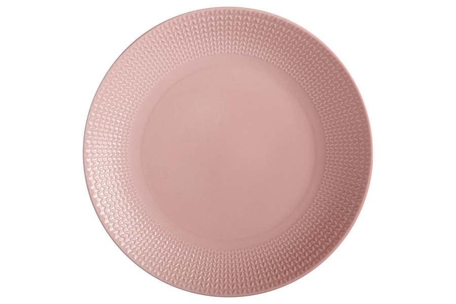 Тарелка обеденная Corallo pink, 27 см, Фарфор, Casa Domani, Австралия, Corallo