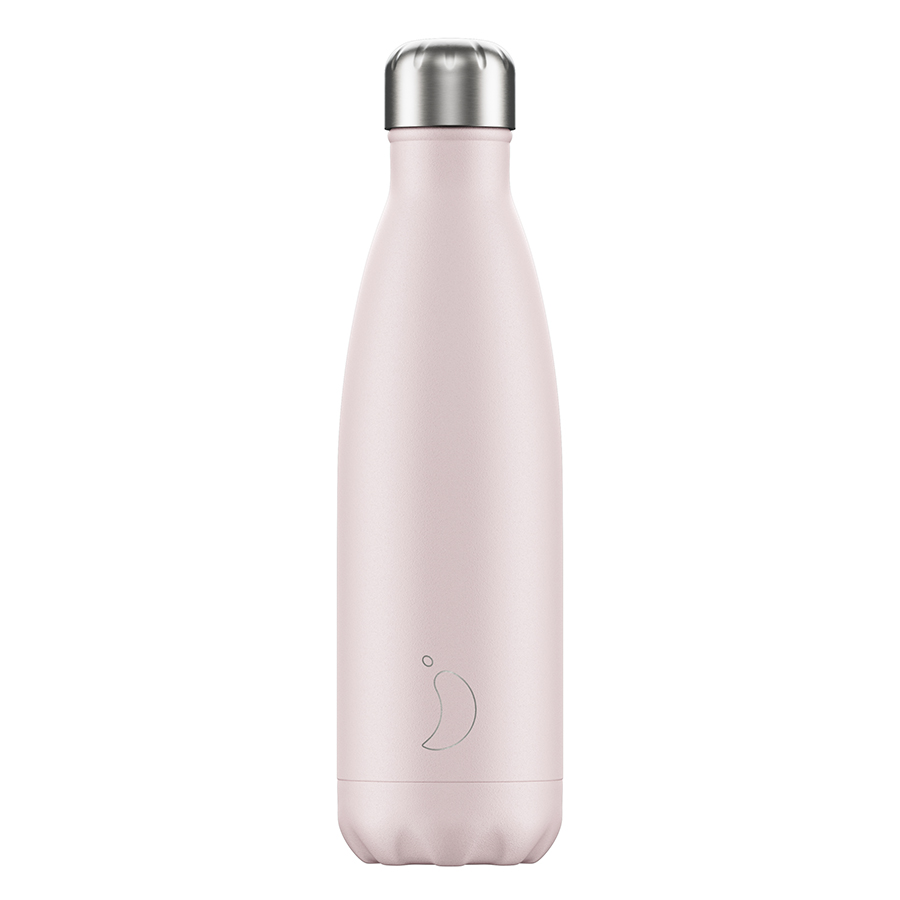 Термос blush edition Baby pink 500 мл., 500 мл, 7 см, 26 см, Пластик, Нерж. сталь, Силикон, Chilly's Bottles, Великобритания