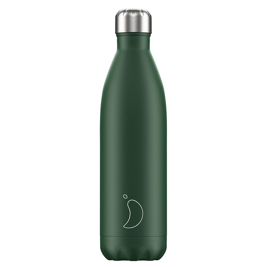  Matte Green 750, 750 , 7,6 , 30 , . , , , Chilly's Bottles, 