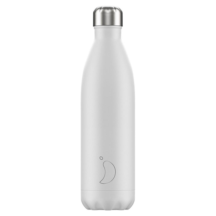  Monochrome White 750, 750 , 7,6 , 30 , . , , , Chilly's Bottles, 