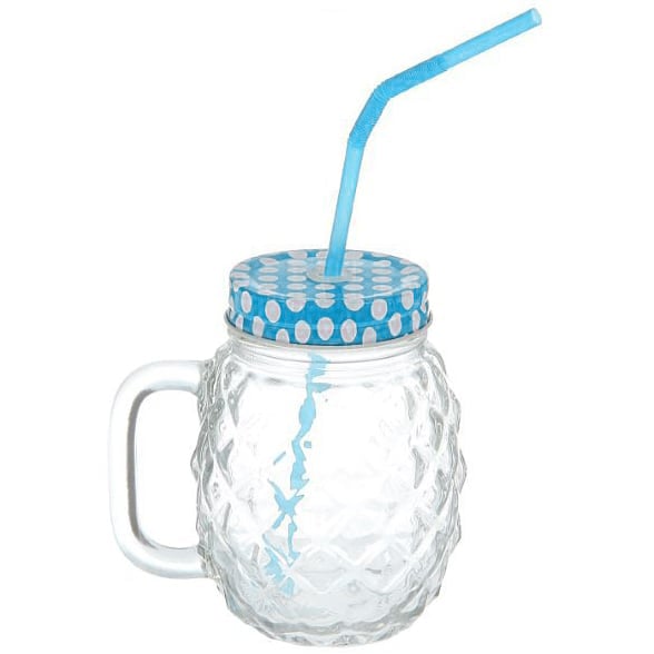      Pineapple Blue Dot, 500 , 8,5 , 13 , , Deco