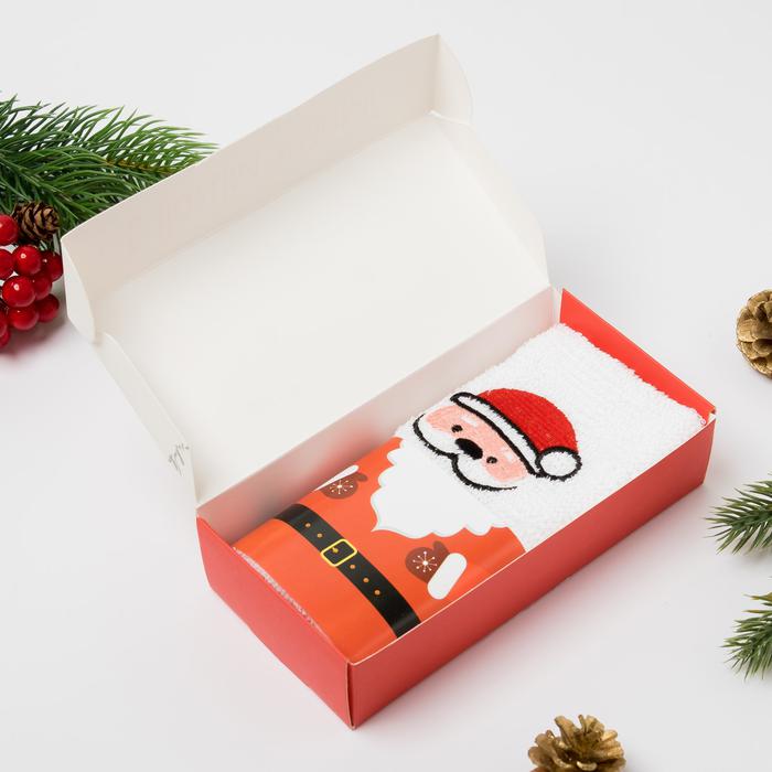 Полотенце сувенирное Santa, 30х30 см, Хлопок, Россия Полотенце сувенирное Santa, 30х30 см, Хлопок, Россия
