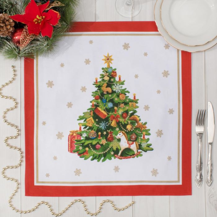  Christmas story Tree, 40x40 , , Deco, 