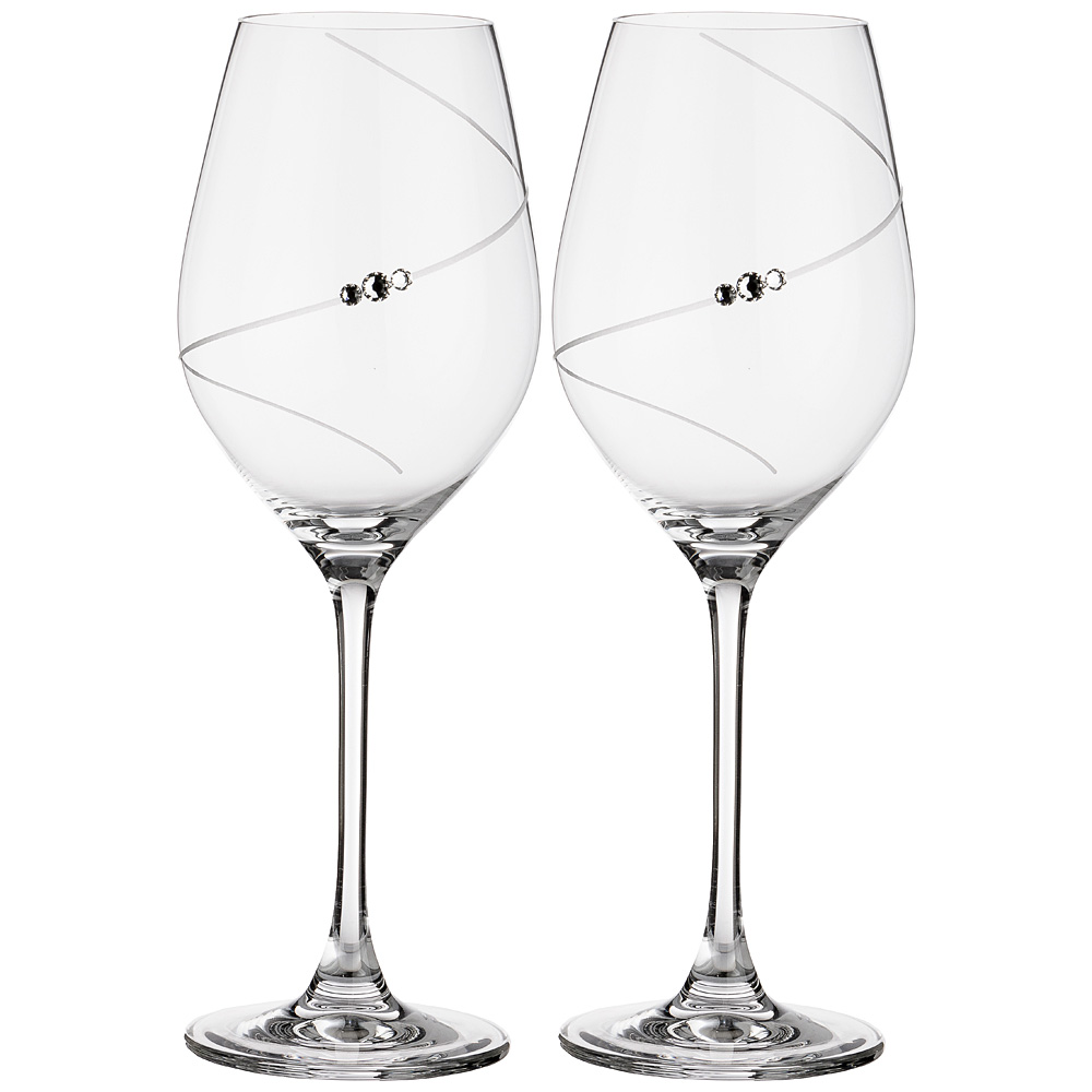 Набор бокалов для белого вина Silhouette 360, 2 шт., 360 мл, 23 см, Стекло, Diamant, Словакия