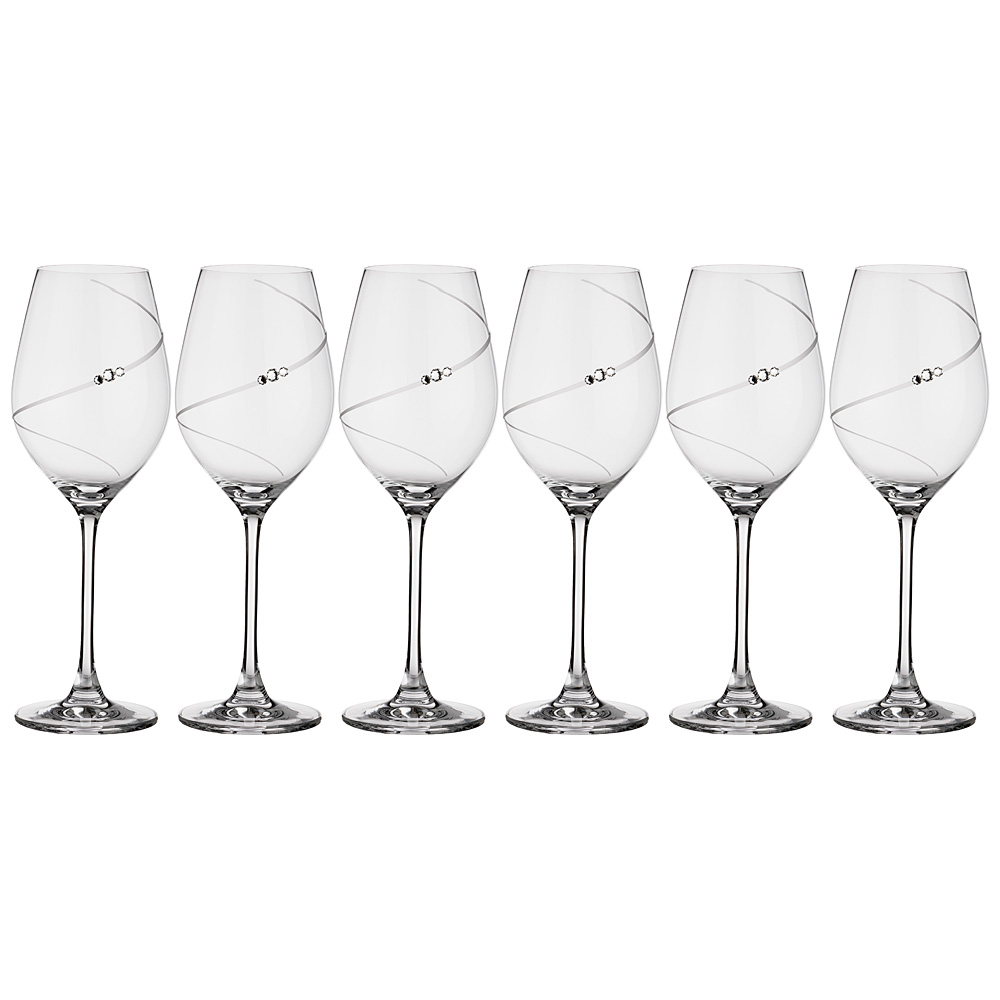 Набор бокалов для белого вина Silhouette 360, 6 шт., 360 мл, 23 см, Стекло, Diamant, Словакия
