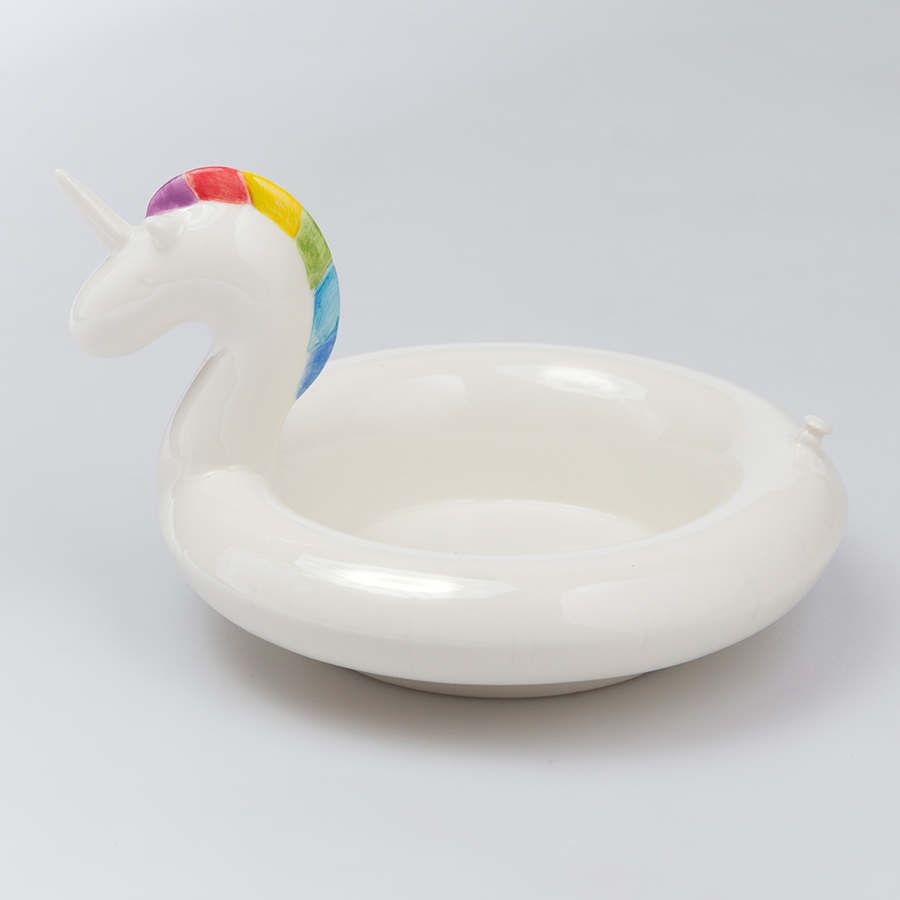 Пиала Floatie unicorn, 20 см, 20 см, Керамика, Doiy, Испания