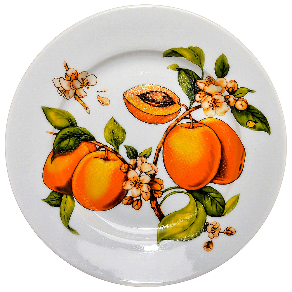 Набор десертных тарелок Apricots, 6 шт., 20 см, Фарфор, Дулевский фарфор, Apricots Набор десертных тарелок Apricots, 6 шт., 20 см, Фарфор, Дулевский фарфор, Apricots