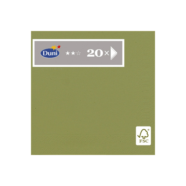 Бумажные салфетки Herbal, 20 шт, 33х33 см, Бумага, Duni, Швейцария