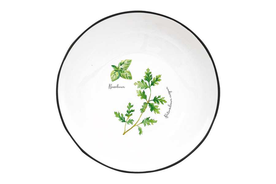Тарелка для супа Herbarium, 18 см, Фарфор, Easy Life (R2S), Италия, Herbarium