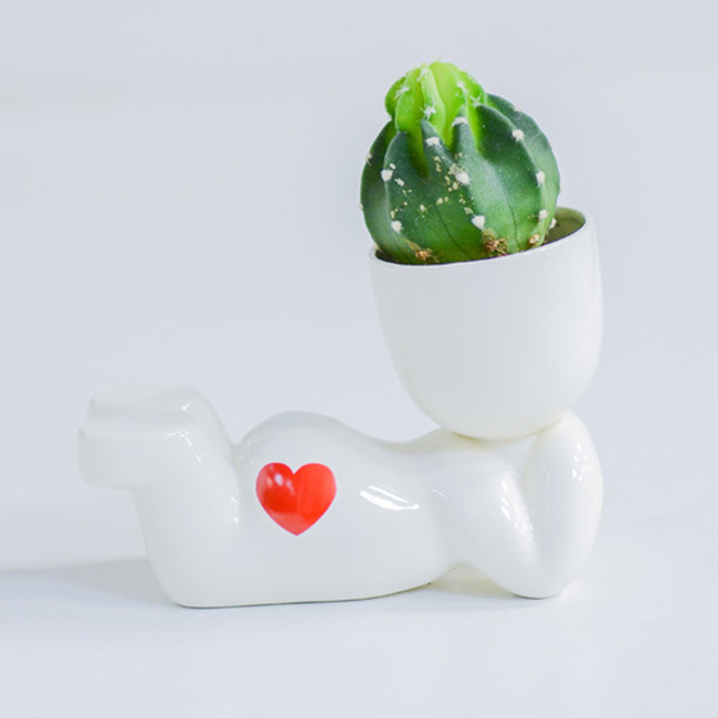 Набор для выращивания Eco dreamer with a heart, 10 см, Керамика, Экочеловеки