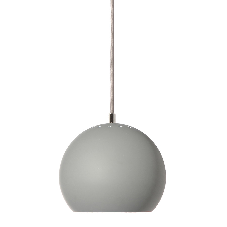 Лампа подвесная Ball grey 18, 18 см, Металл, Frandsen, Дания, Ball