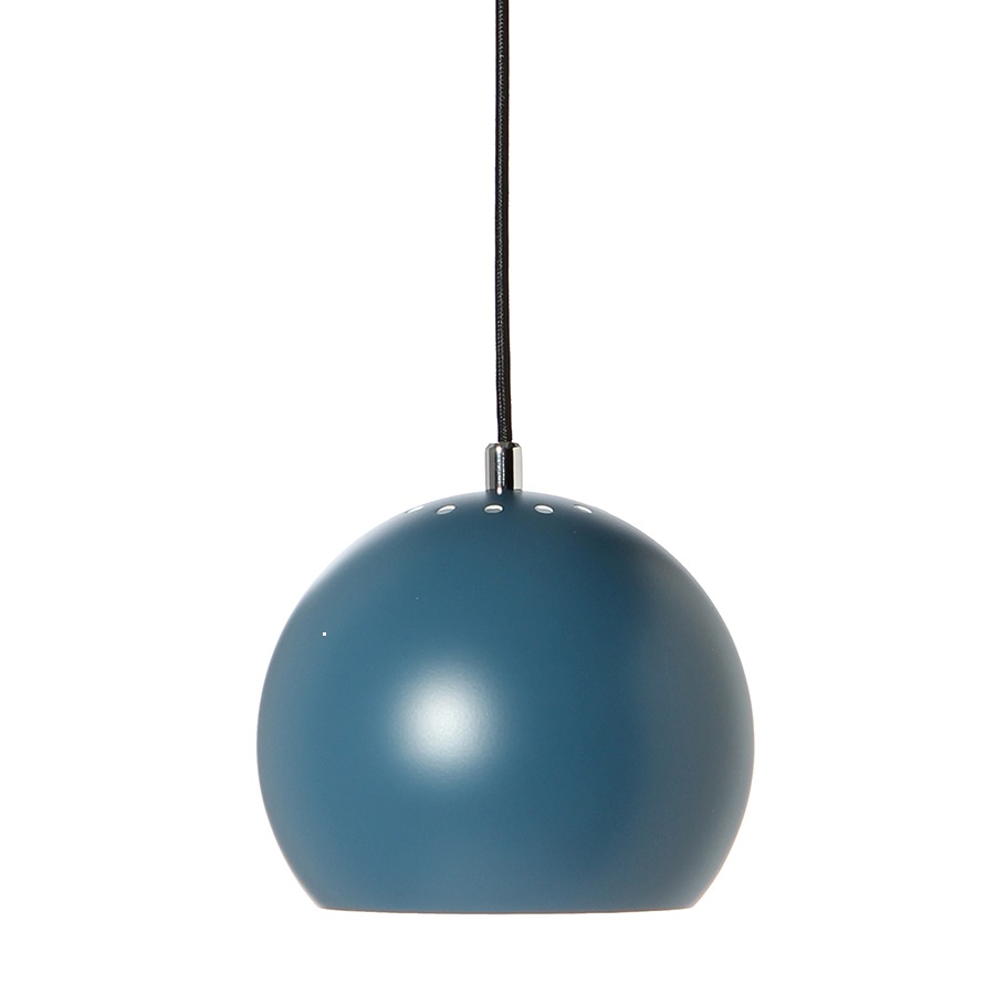 Люстра Ball blue matt black 18, 18 см, 16 см, Металл, Frandsen, Дания, Ball