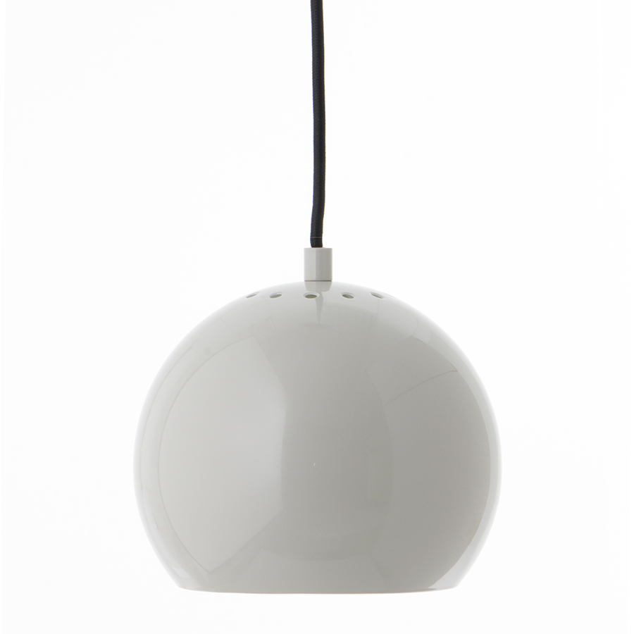 Люстра Ball Light Gray Gloss black 18, 18 см, 16 см, Металл, Frandsen, Дания, Ball