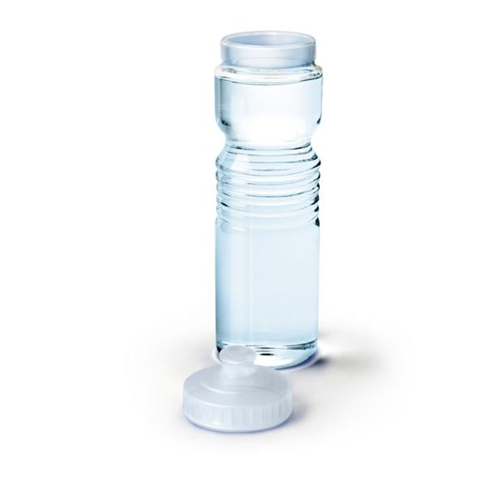 Бутылка для воды Gym glass, 7 см, 33 см, Стекло, Fred&Friends, США