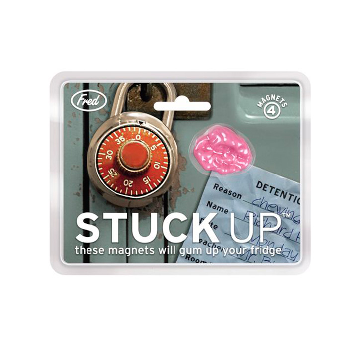 Набор магнитов Stuck up, 4 шт., Пластик, Fred&Friends, США