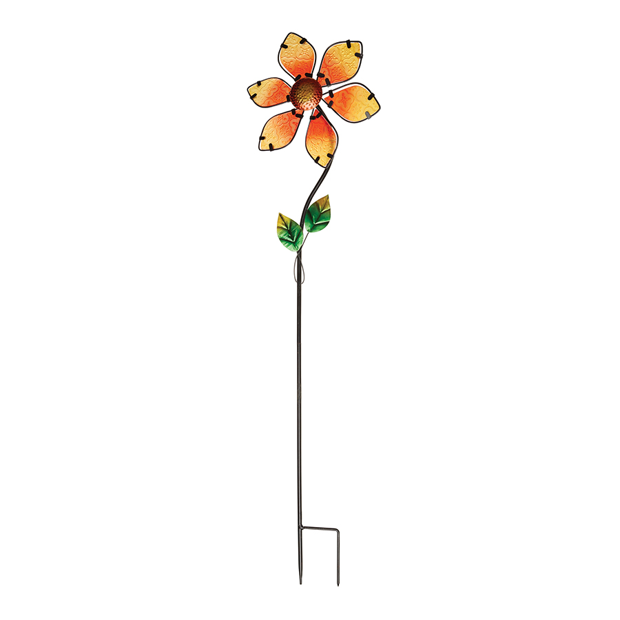 - Glass flower orange, 92 , . , Gardman, 