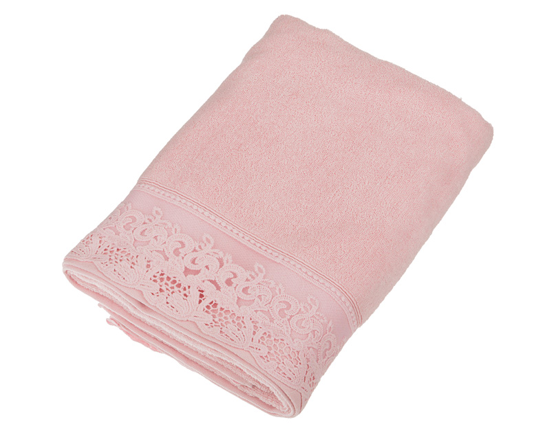 Полотенце Lace rosy M, 70x140 см, Хлопок, Gree Textile, Китай