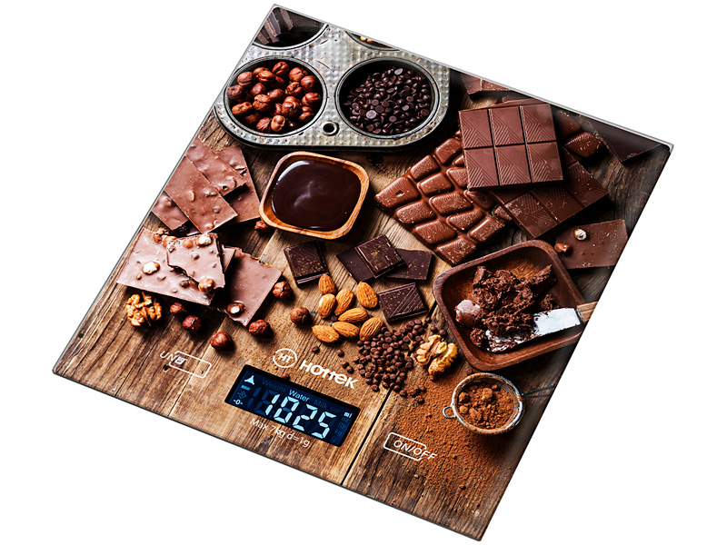 Весы Chocolate, 18x20 см, Стекло, Hottek, Китай