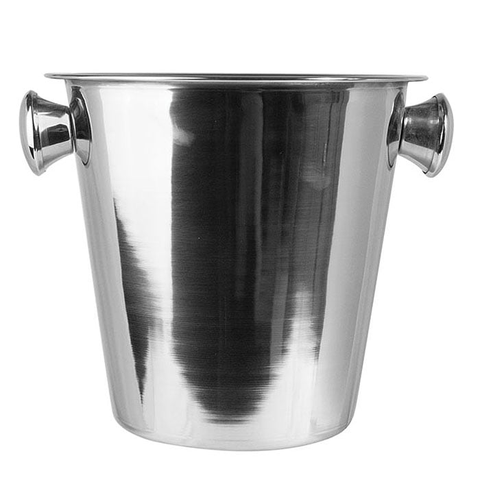 Ведро для шампанского Silver Bucket, 22 см, 4 л, 20,5 см, Металл, ILSA, Италия