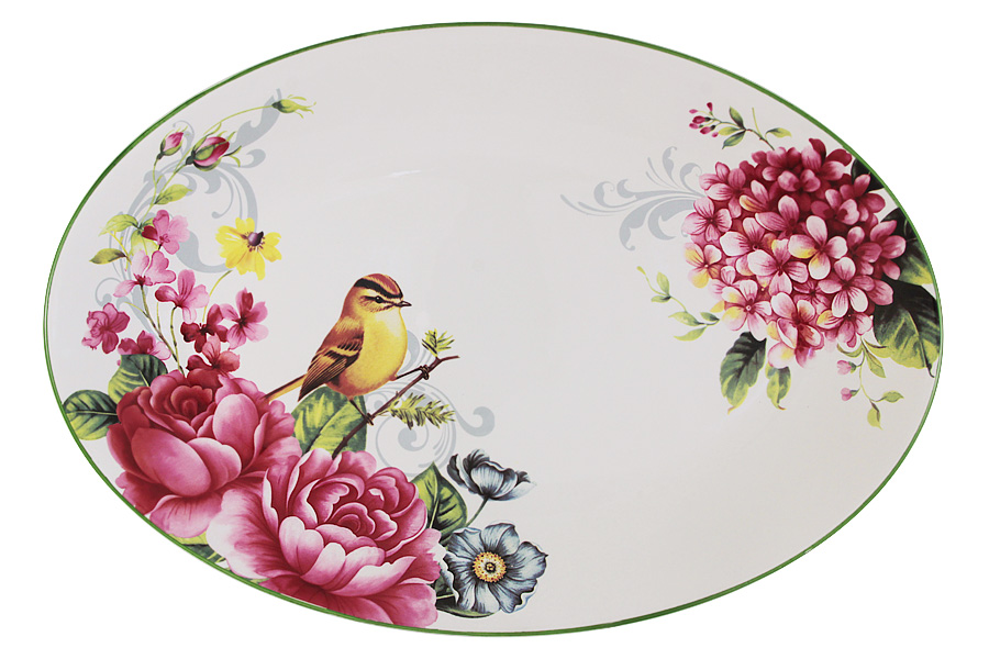   Flowers and birds, 38x26 , , Imari, , flowers and birds