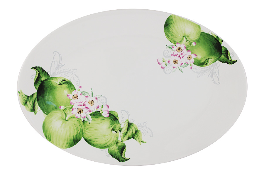   Green apples, 38x26 , , Imari, 