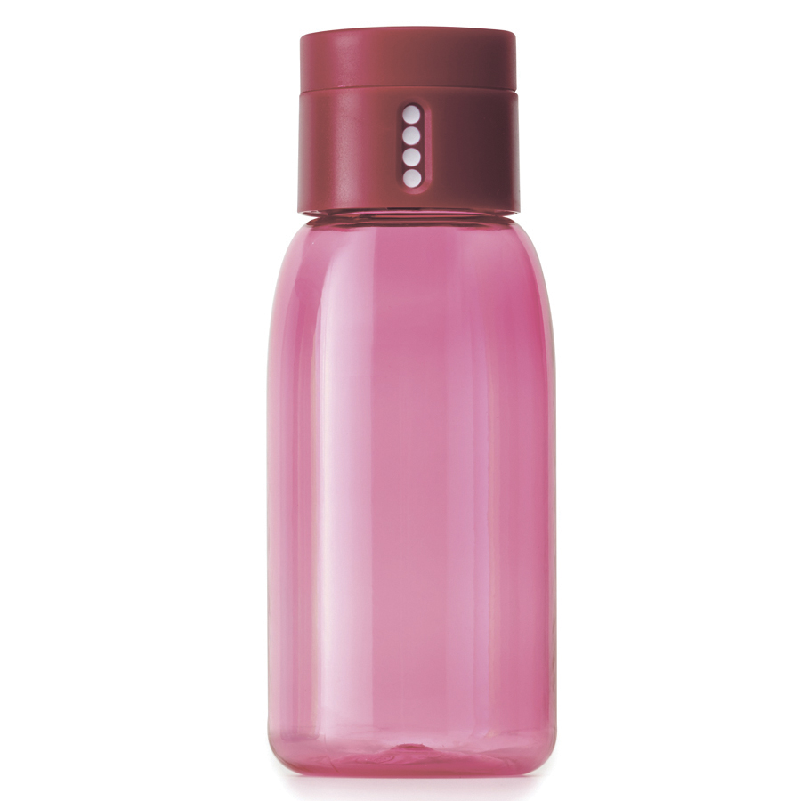 Бутылка для воды Dot pink, 400 мл, 7 см, 18 см, Пластик, Joseph Joseph, Великобритания, Dot