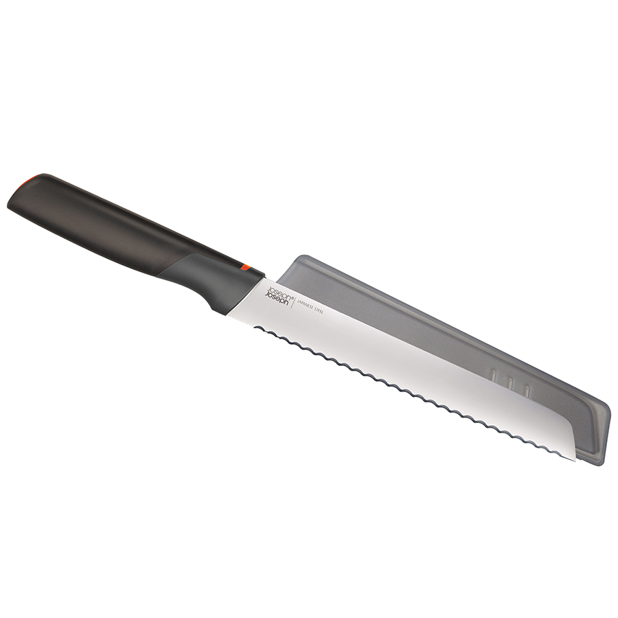 Нож для хлеба Elevate orange, 20 см, Пластик, Нерж. сталь, Joseph Joseph, Великобритания, Elevate™