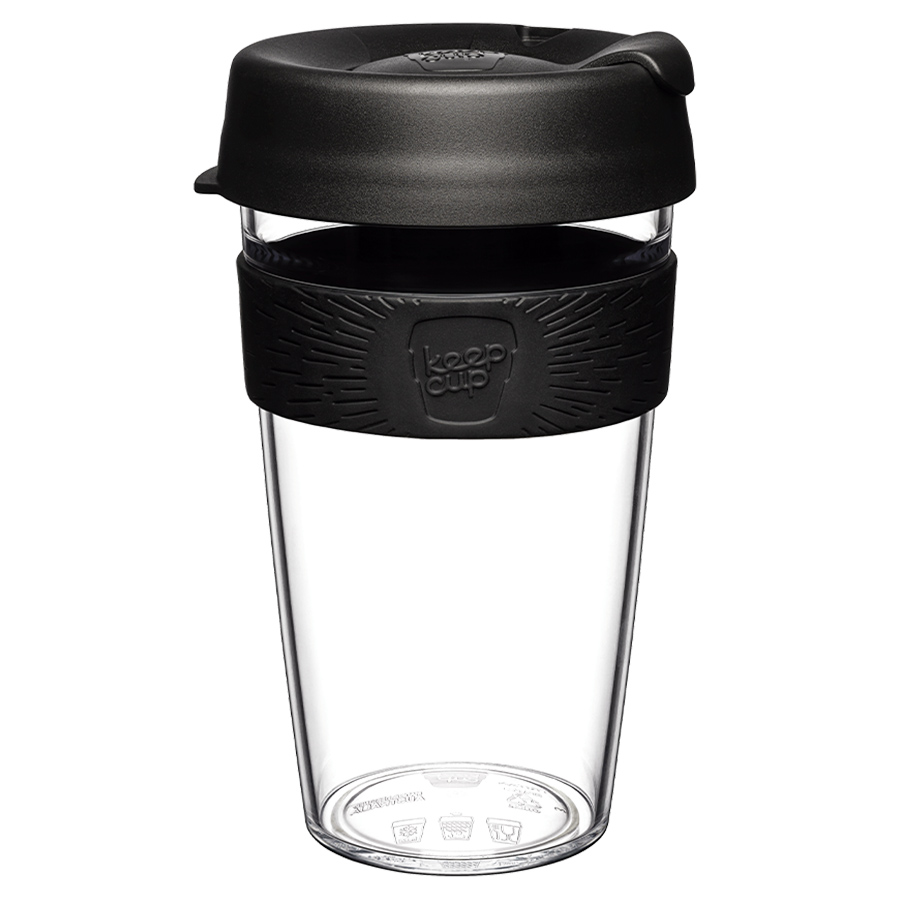  Original Cup Clear Black 454, 454 , 9 , 16 , , , KeepCup, 