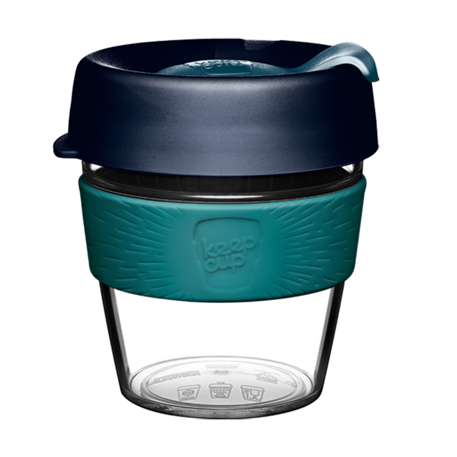Кружка Original Cup Clear Borealis 227, 227 мл, 9 см, 10 см, Пластик, Силикон, KeepCup, Австралия, Original Cup