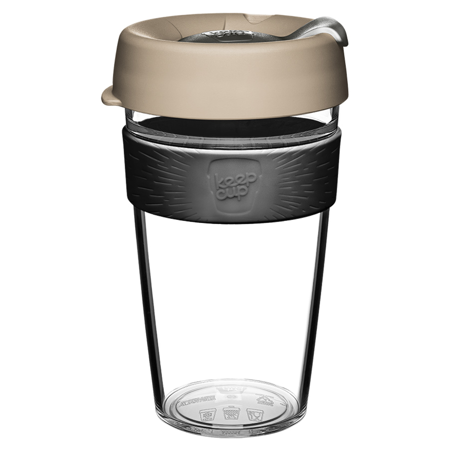 Кружка Original Cup Clear Milk 454, 454 мл, 9 см, 16 см, Пластик, Силикон, KeepCup, Австралия