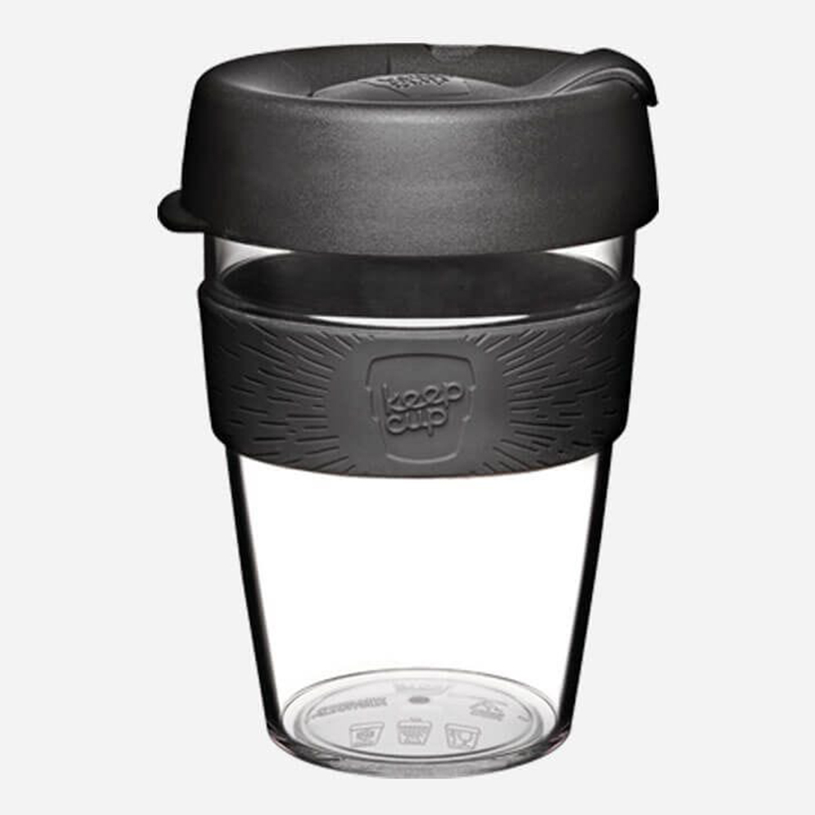 Кружка Original Cup Clear Origin 340, 340 мл, 8 см, 12,5 см, Силикон, Пластик, KeepCup, Австралия